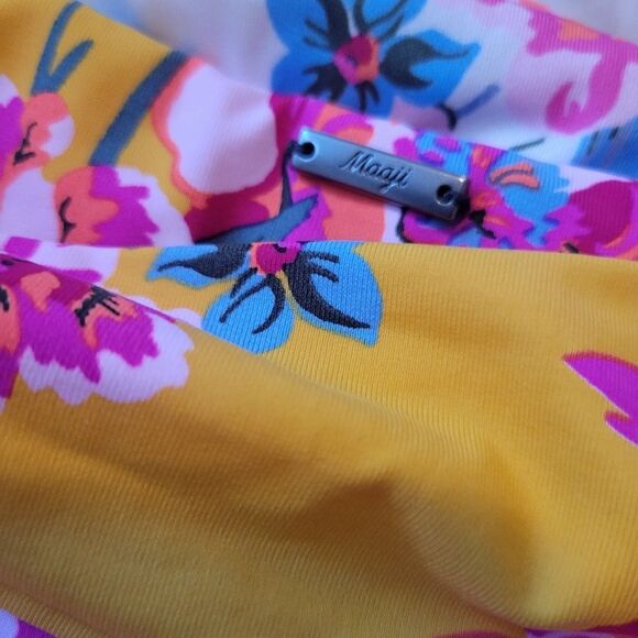 Maaji Bouquet BAILEY Floral Reversible Bikini Bottom Nwt Xl - Picture 9 of 12